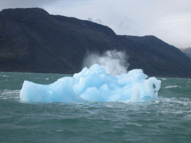Tunulliarfik-fjorden  -  frisk seilas mot Narsaq