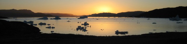 Narsaq Bay  -  kveldsstemning